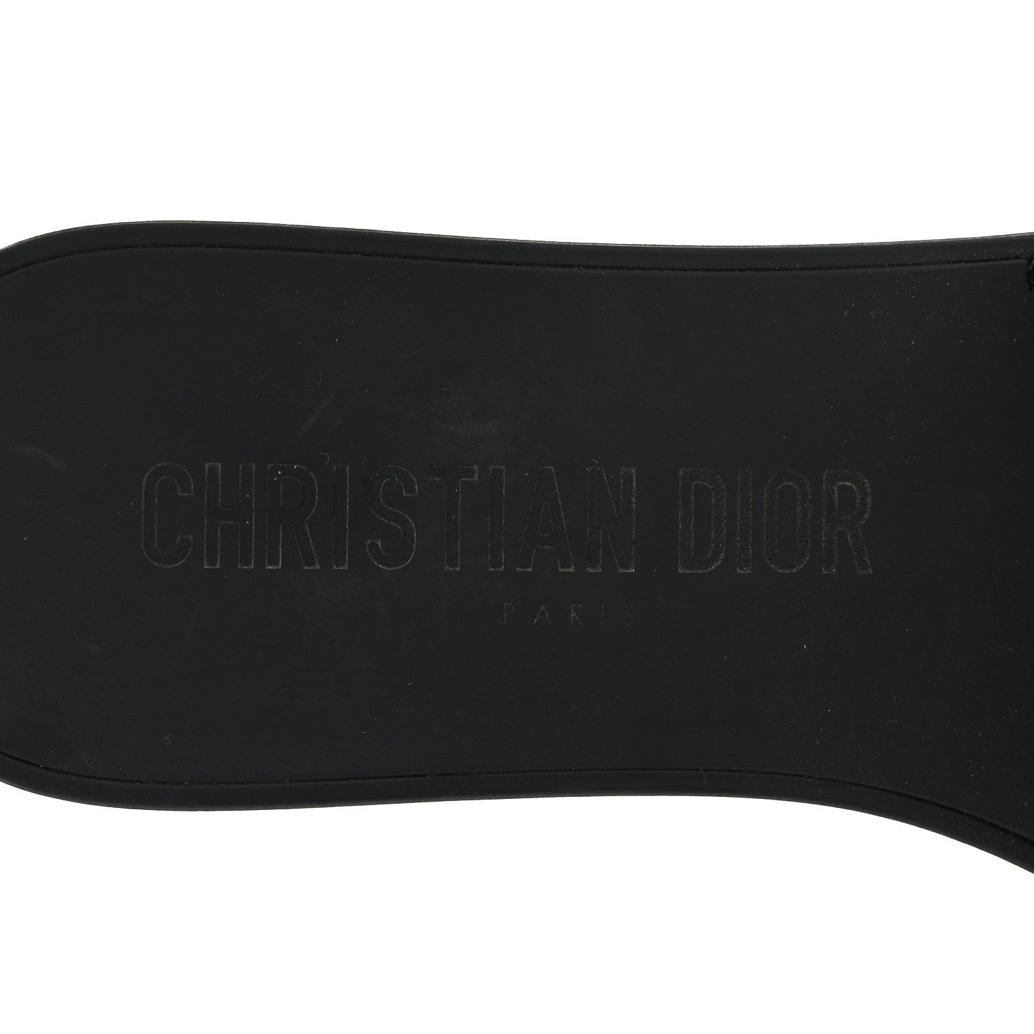 Christian Dior Matte Calfskin Pearl Dio(r)evolution Slide Sandals 40 Black 8 of 8