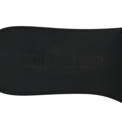 Christian Dior Matte Calfskin Pearl Dio(r)evolution Slide Sandals 40 Black 8 of 8