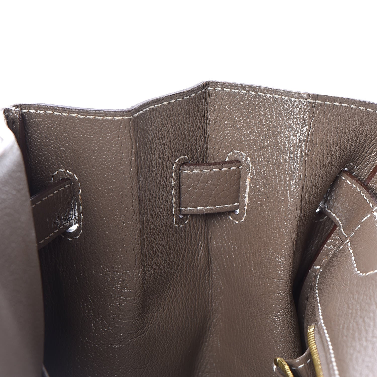 Hermes Taurillon Clemence Birkin 35 Etoupe 11 of 40