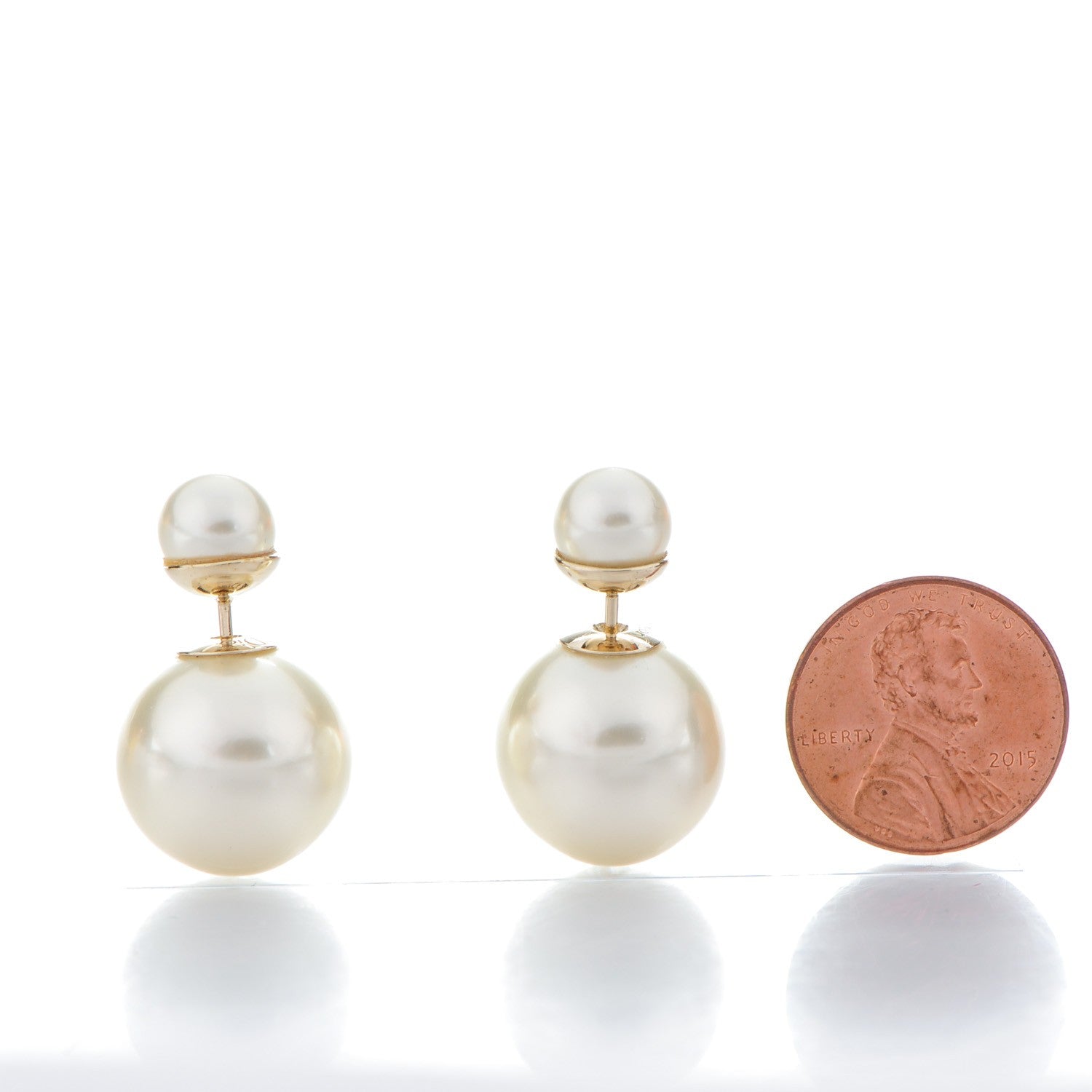 Christian Dior Pearl Mise En Dior Tribal Earrings 2 of 6