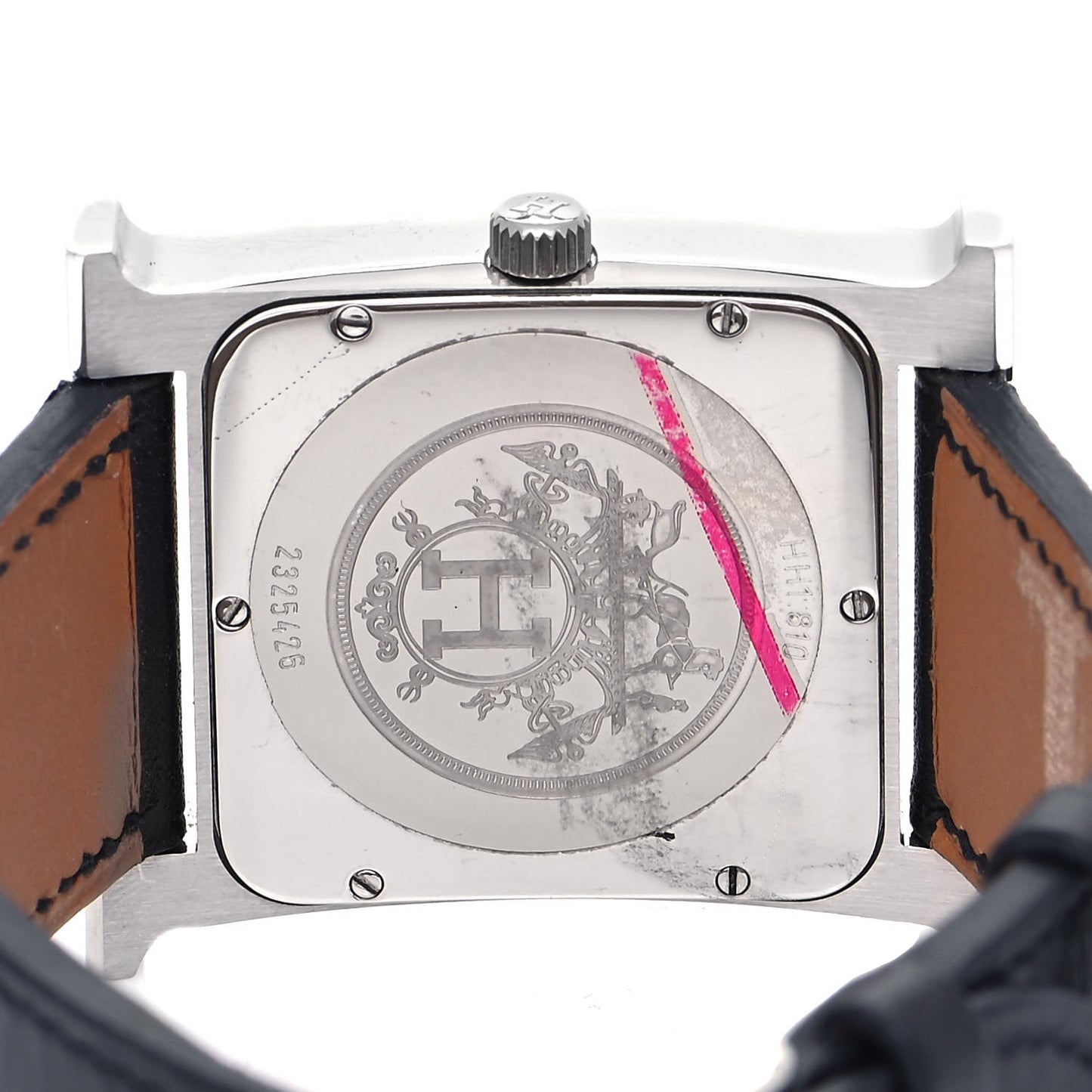 Stainless Steel Barenia 30.5mm Heure H Hour Quartz Watch Noir