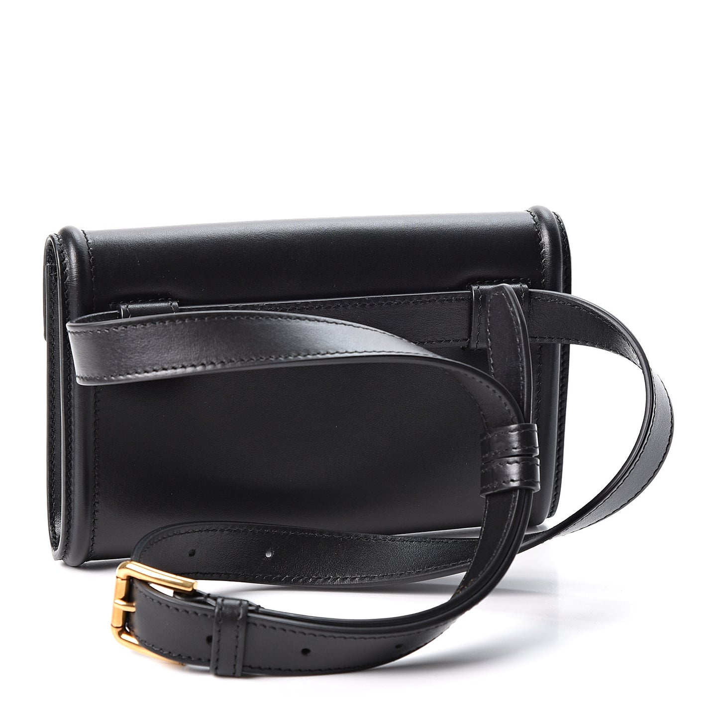 Agnello Vitello Devotion Belt Bag Black
