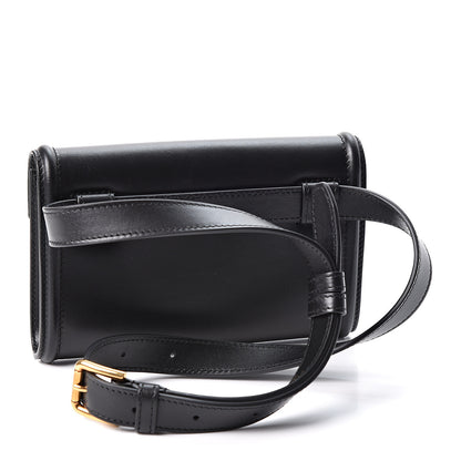 Dolce & Gabbana Agnello Vitello Devotion Belt Bag Black 2 of 10