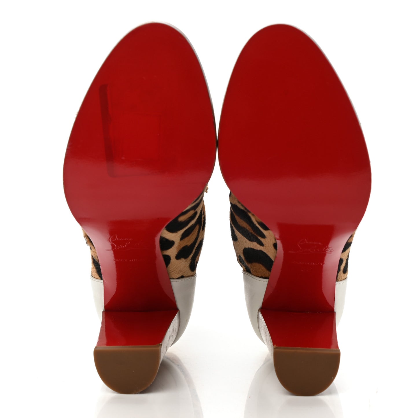 Calf Hair Leopard Print Who Dances 85 Ankle Boots 36 Gold Fauve