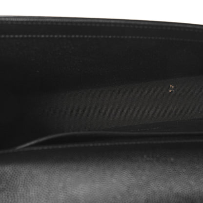 Saint Laurent Grain De Poudre Medium Classic Monogram Monochrome Kate Satchel Black 5 of 9