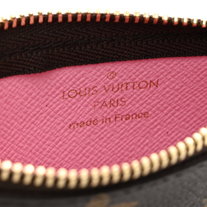 Louis Vuitton Monogram 2023 Christmas Animation Alpine Key Pouch  Pink 6 of 9