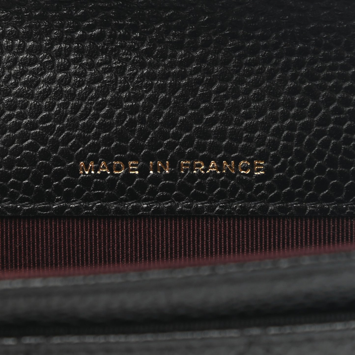 Caviar Quilted Flap Card Holder Black