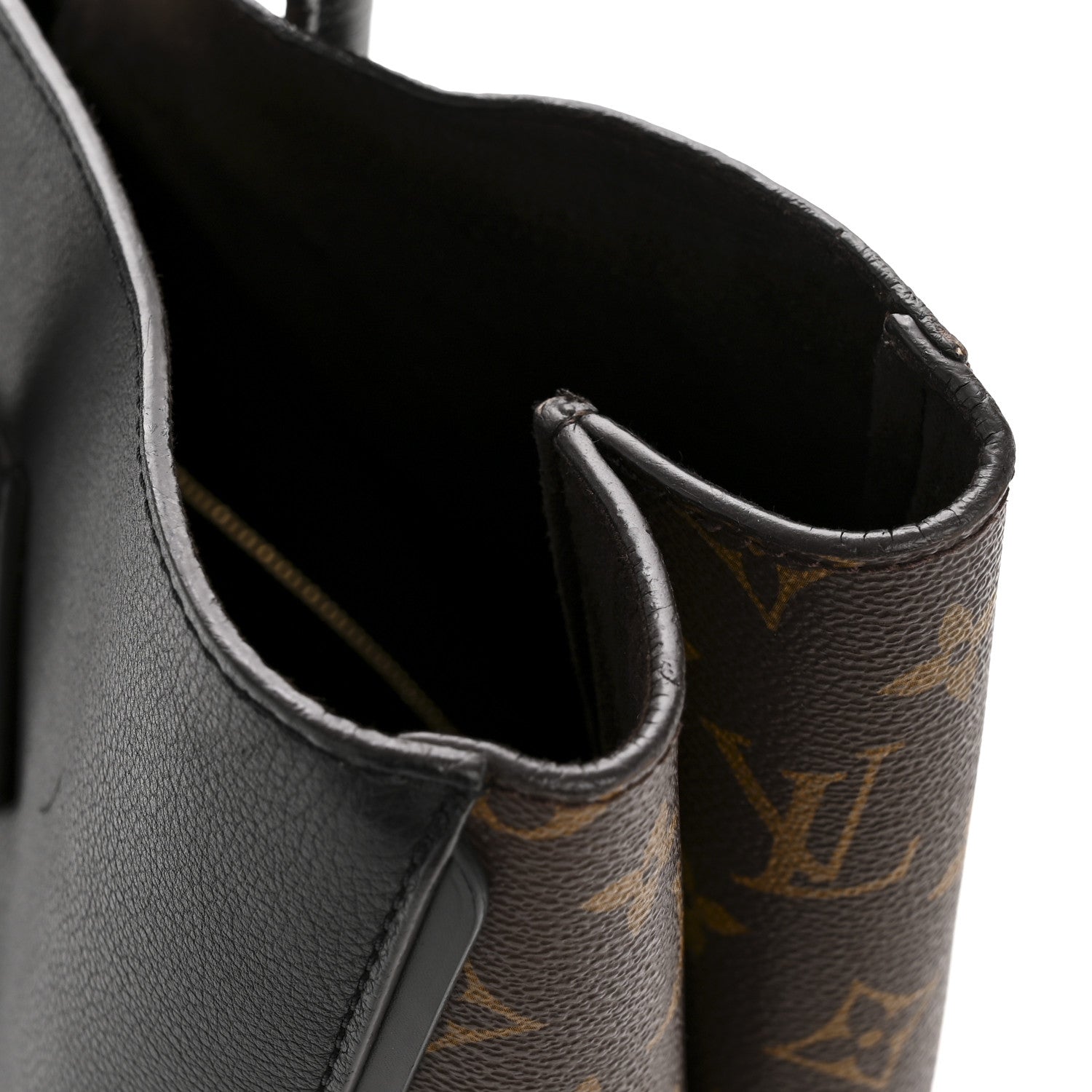 Louis Vuitton Calfskin Monogram Kimono Tote Black 14 of 14