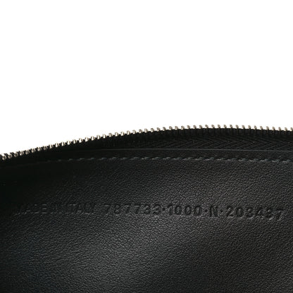 Balenciaga Textured Calfskin Passport Phone Holder Black 7 of 10