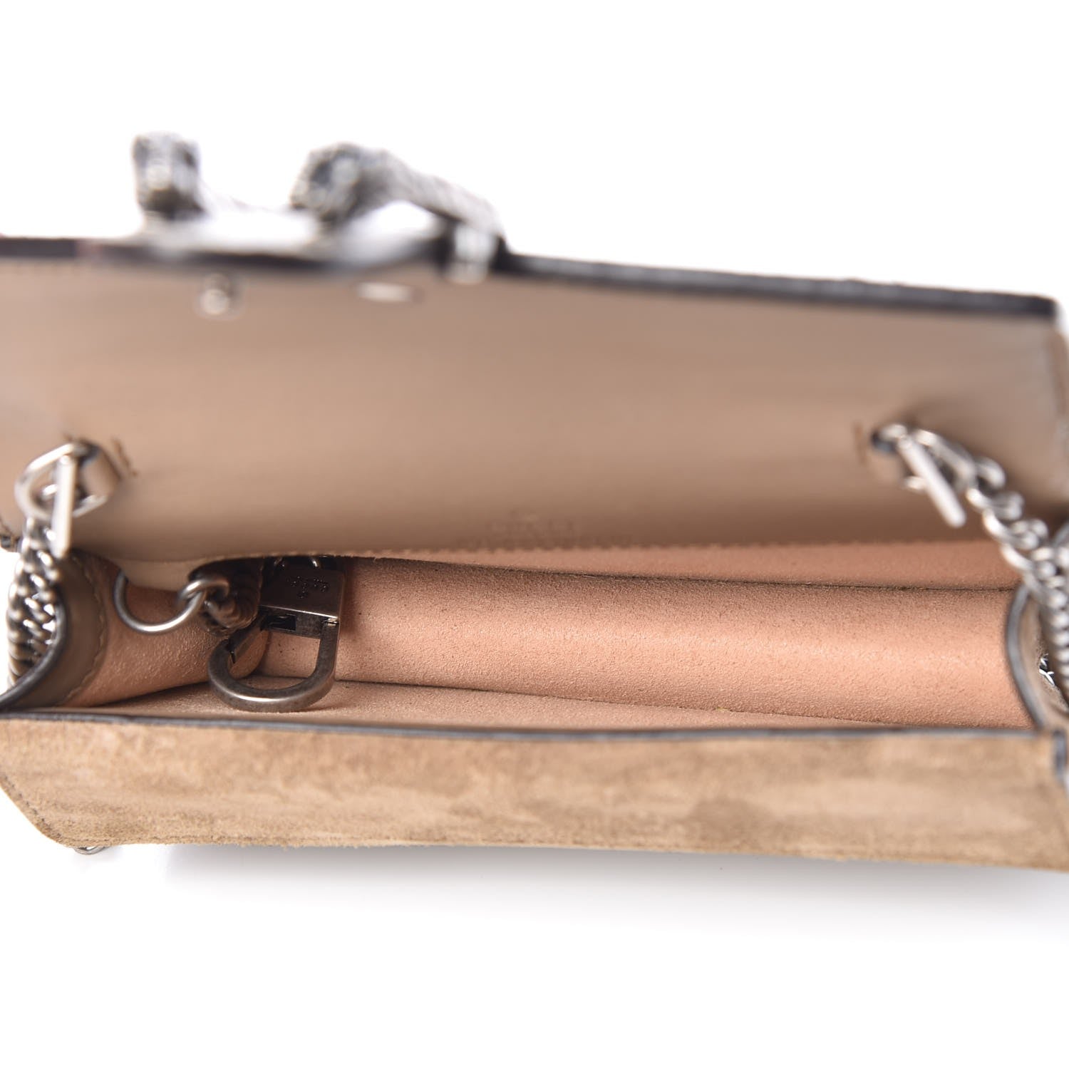 Gucci GG Supreme Monogram Super Mini Dionysus Shoulder Bag Taupe 5 of 8