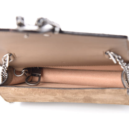 Gucci GG Supreme Monogram Super Mini Dionysus Shoulder Bag Taupe 5 of 8