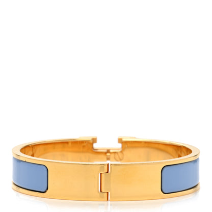 Hermes Enamel Narrow Clic Clac H Bracelet PM Chardon 3 of 5
