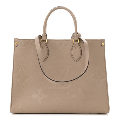 Louis Vuitton Empreinte Monogram Giant Onthego MM Tourterelle 1 of 11
