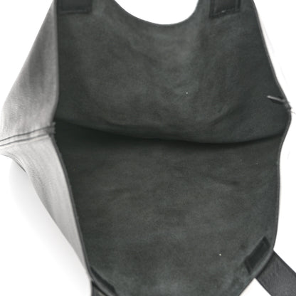 Gucci Calfskin Mens Logo Vertical Shopping Tote Black 4 of 10