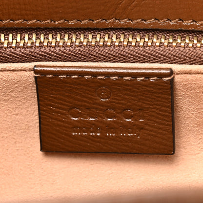 Gucci Azalea Calfskin Horsebit 1955 Shoulder Bag Brown Sugar 6 of 11