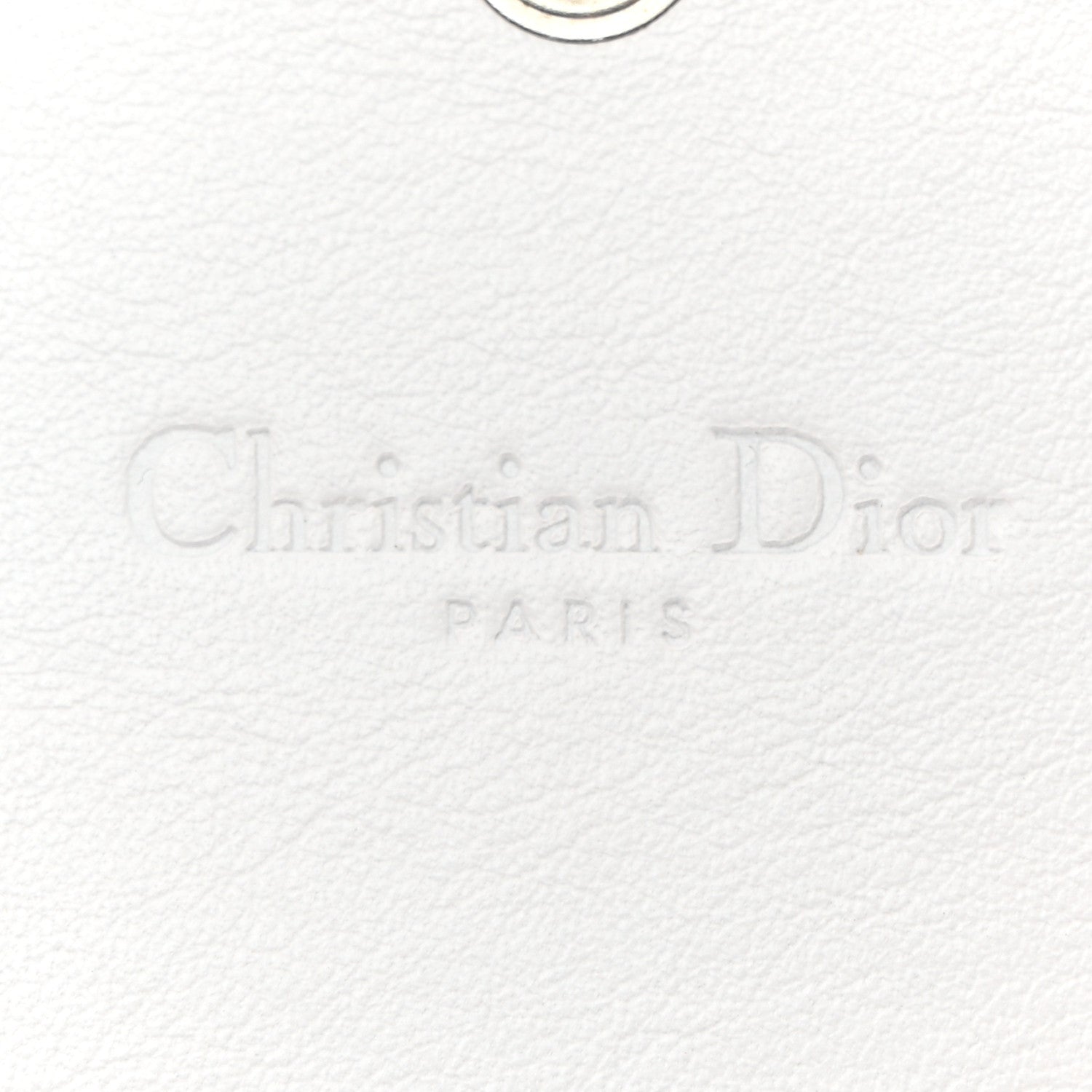 Christian Dior Patent Ultimate Rendez-Vous Chain Wallet White 6 of 12