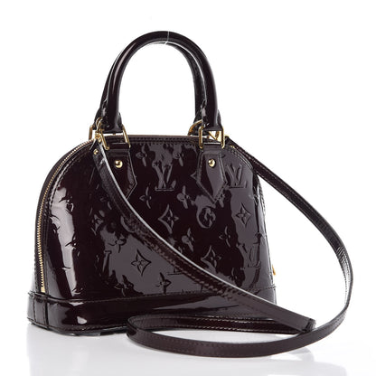 Louis Vuitton Vernis Alma BB Amarante 3 of 8