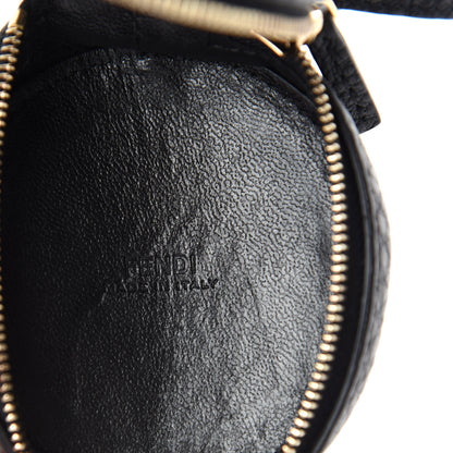 Fendi X FILA Calfskin Mania Backpack Help Bag Charm Black 7 of 11