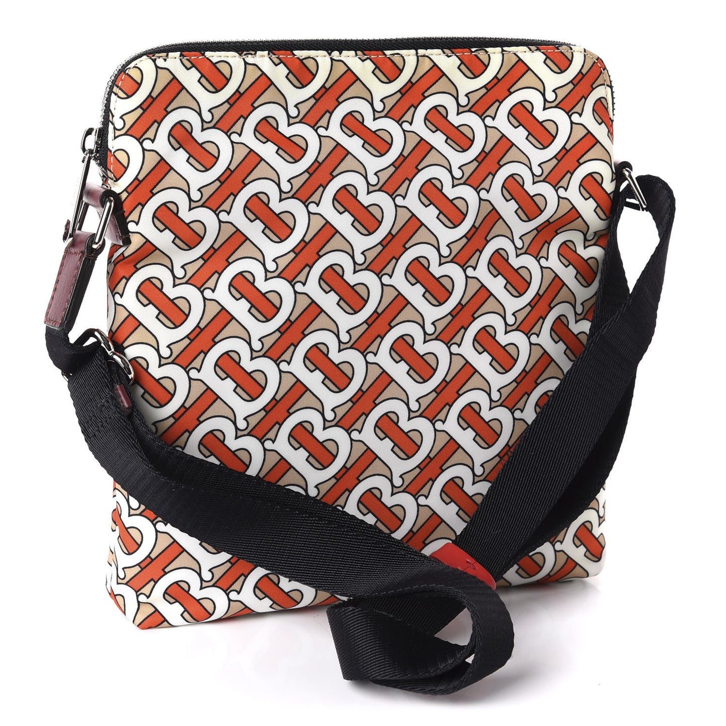 Nylon Monogram Crossbody Vermillion