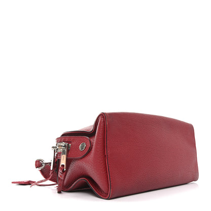 Fendi Cuoio Romano Selleria Lei Boston Tote Rosso 4 of 11