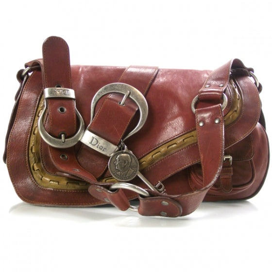 Christian Dior Leather Gaucho Red 1 of 11