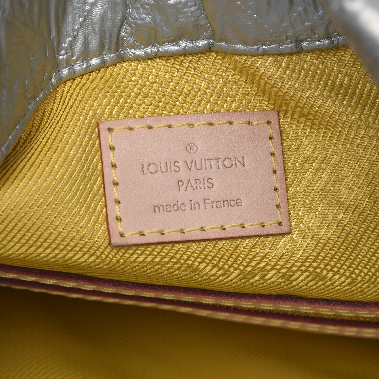 Louis Vuitton Jacquard Quilted Monogram Limelight Clutch GM Perle 6 of 7