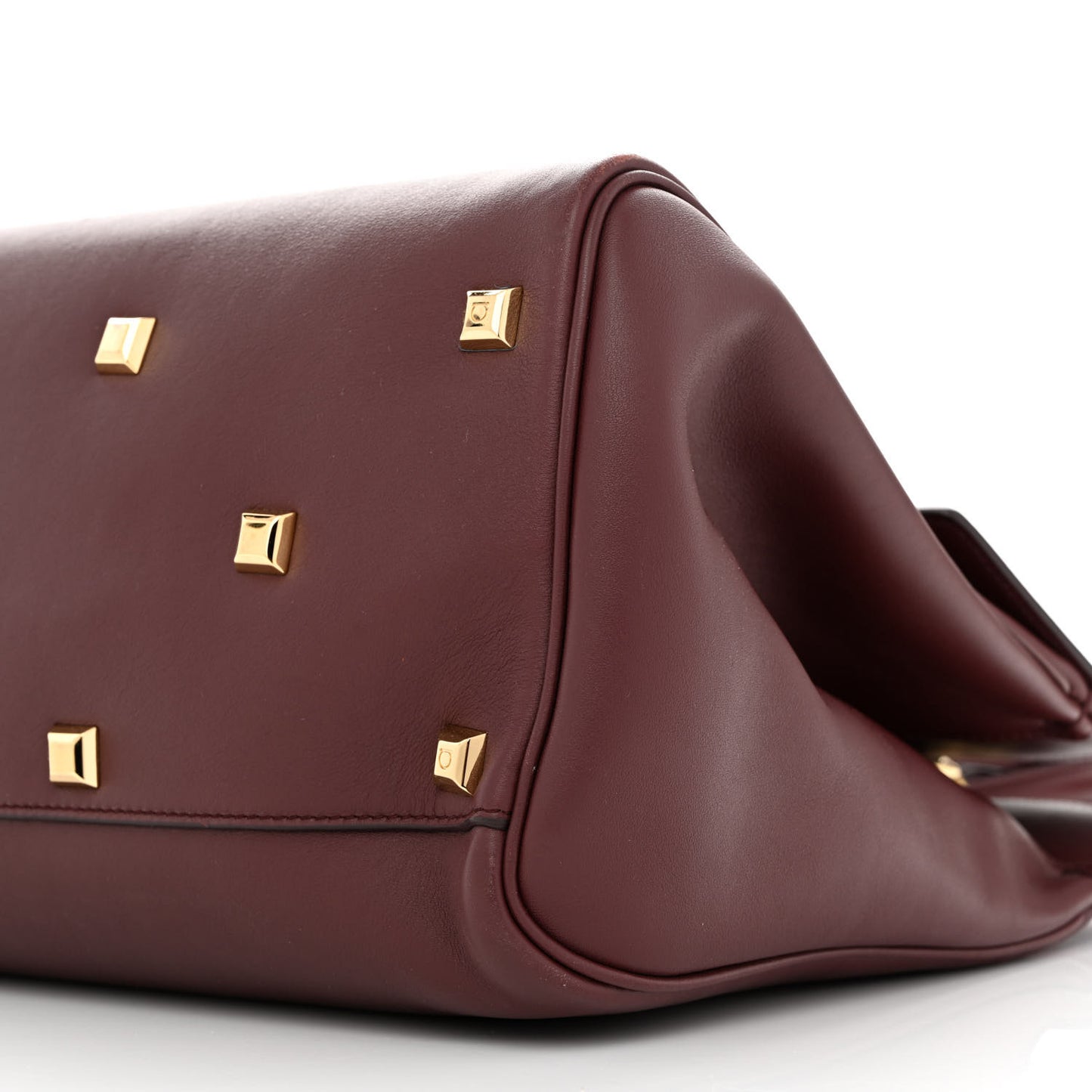Calfskin Large Studio Bag Wine