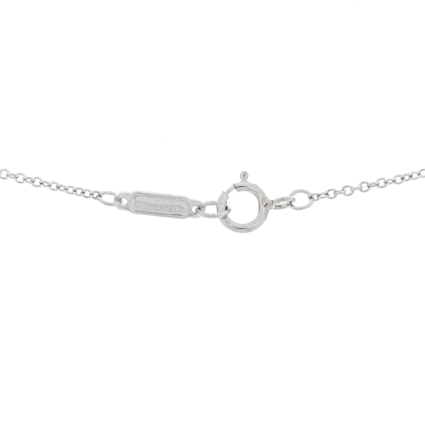 Platinum Diamond .37ctw Graduated Pendant Necklace