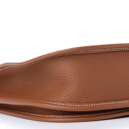 Hermes Taurillon Clemence Evelyne III PM Gold 8 of 9