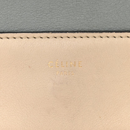 Celine Shiny Smooth Calfskin Medium Frame Shoulder Bag Grege Storm 6 of 19