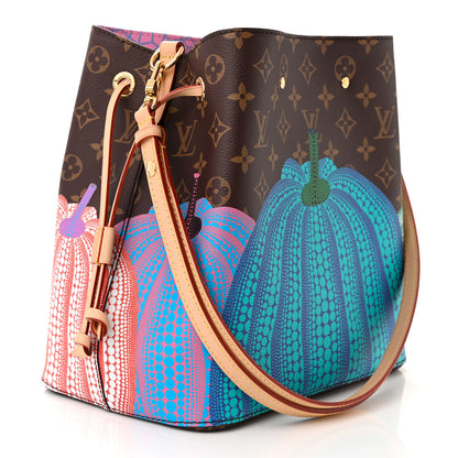 Louis Vuitton LV X YK Monogram Kusama Pumpkin Neonoe MM 3 of 11