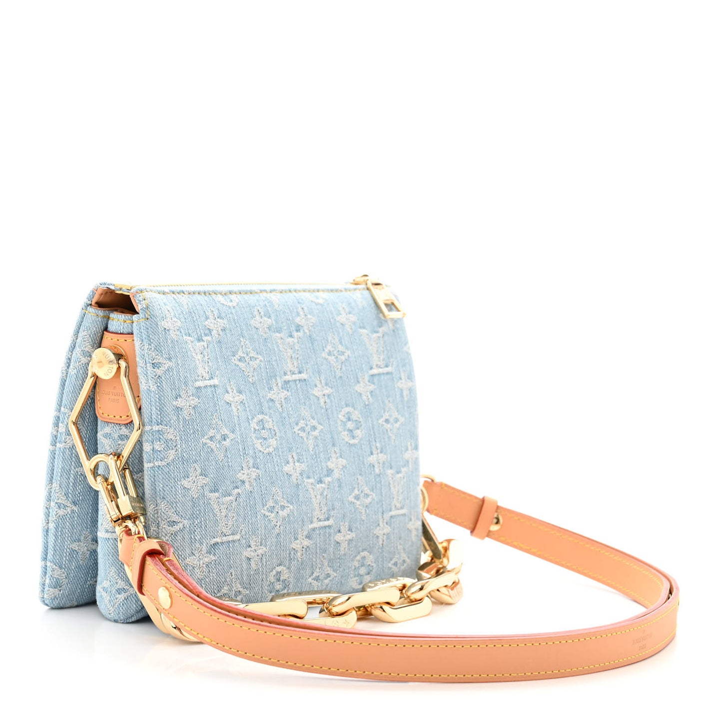 Monogram Denim Coussin BB Sky Blue