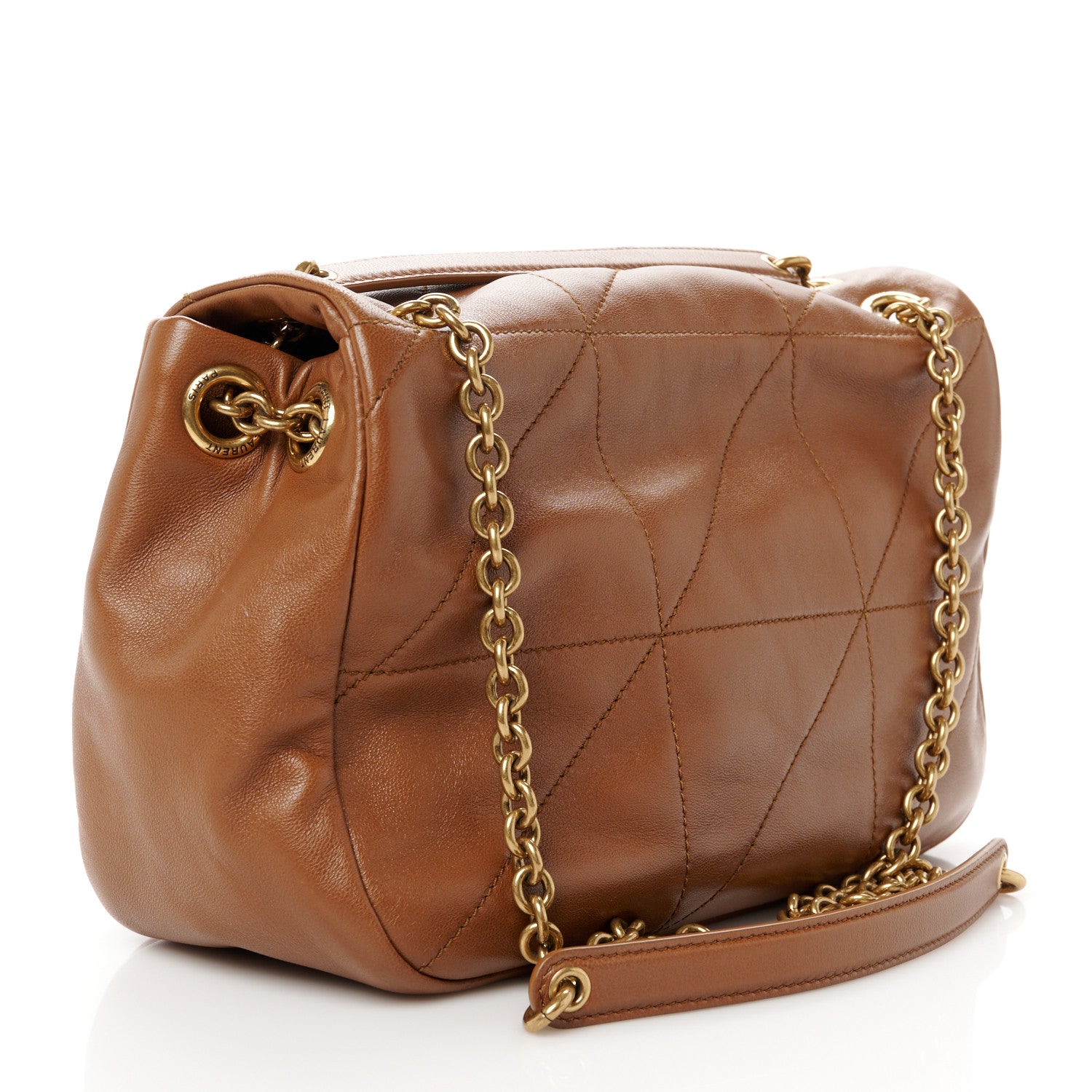 Saint Laurent Lambskin Matelasse Monogram Small Jamie 4.3 Light Fox 3 of 11