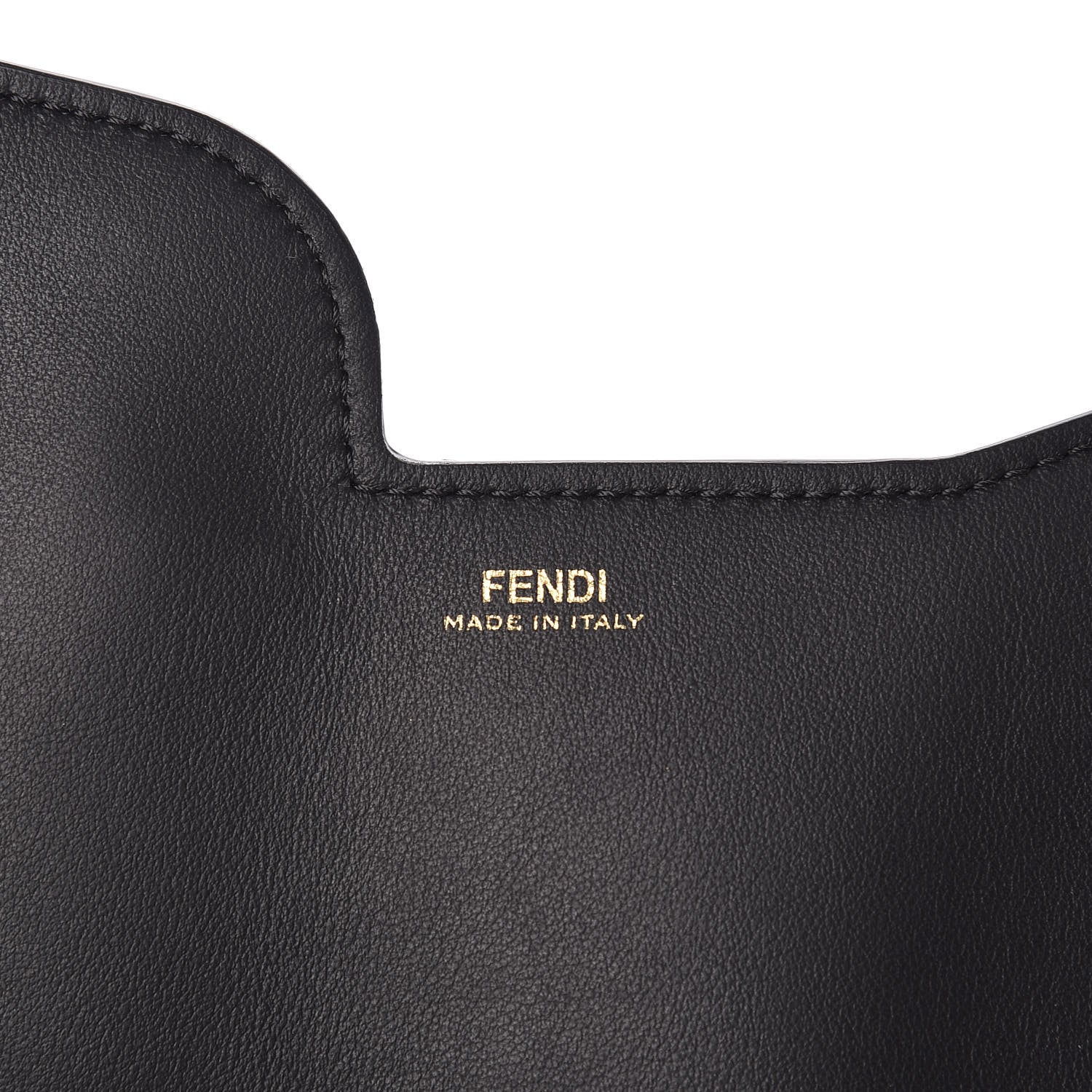 Fendi Vitello Grace 3 Pocket Mini Crossbody Bag Matte Black 10 of 12