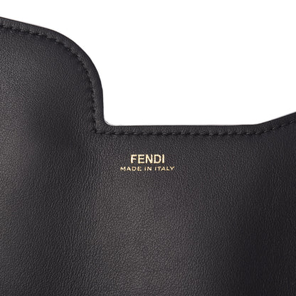 Fendi Vitello Grace 3 Pocket Mini Crossbody Bag Matte Black 10 of 12