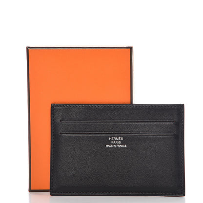 Hermes Swift Citizen Twill Card Case Black 8 of 8