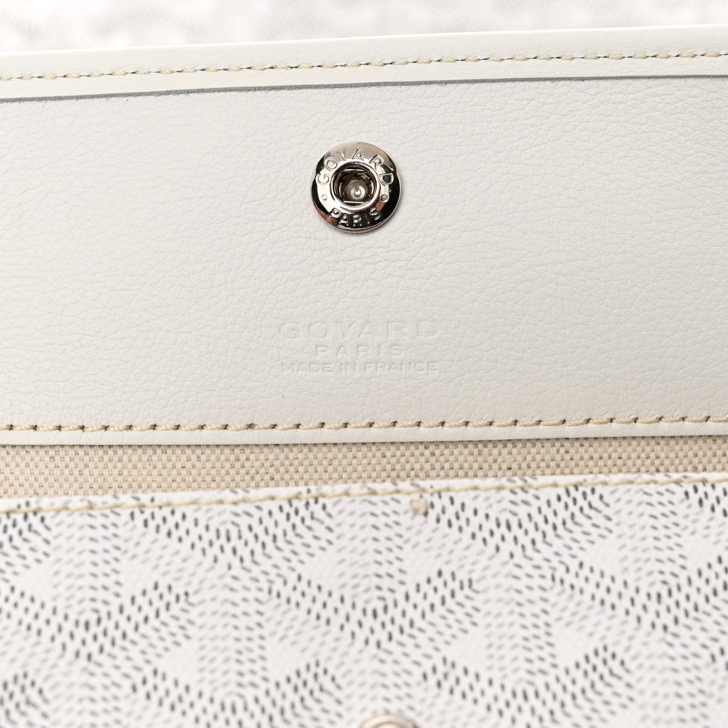 Goyardine Saint Louis GM White