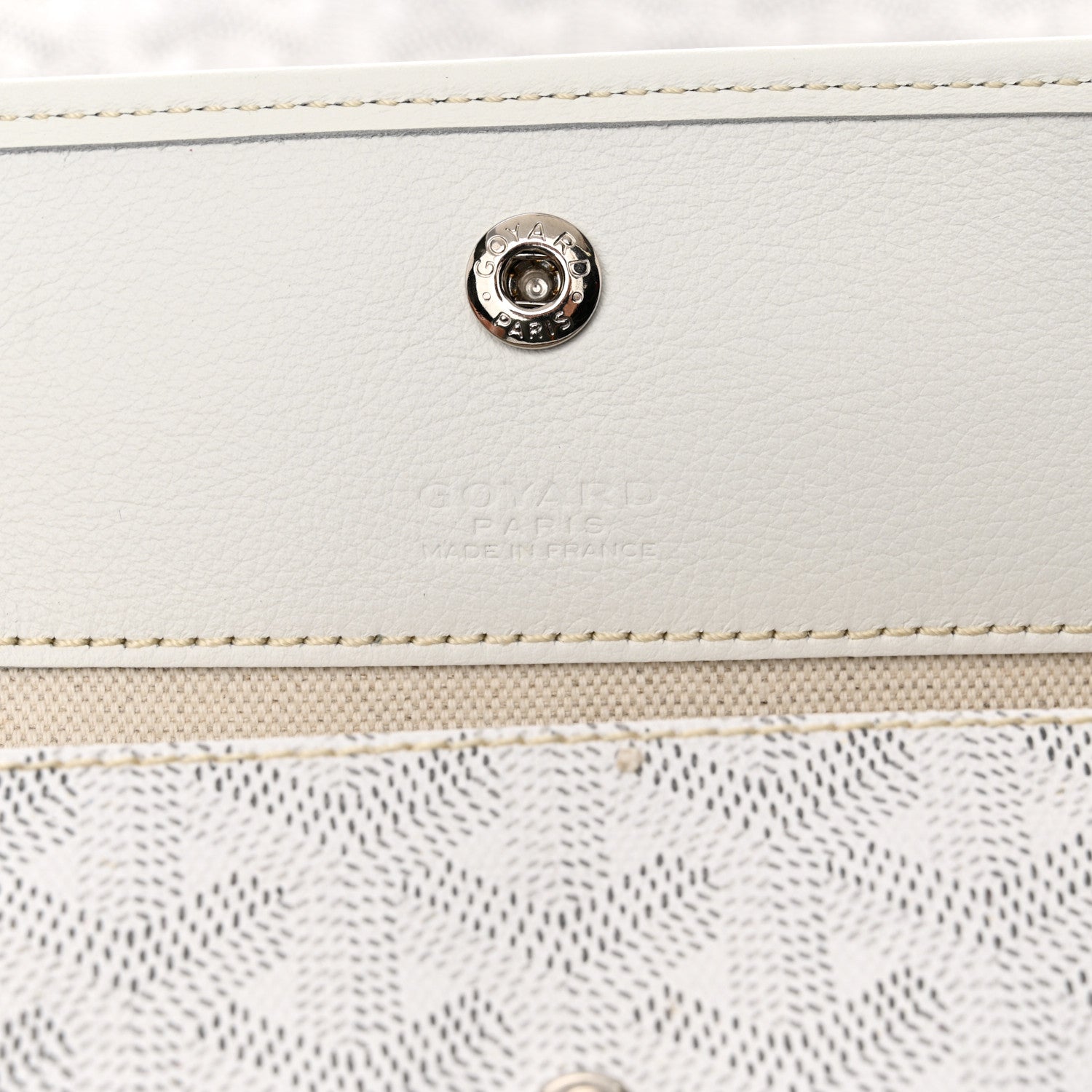 Goyard Goyardine Saint Louis GM White 7 of 18