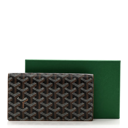 Goyard Goyardine Richelieu Wallet Black Gold 8 of 8