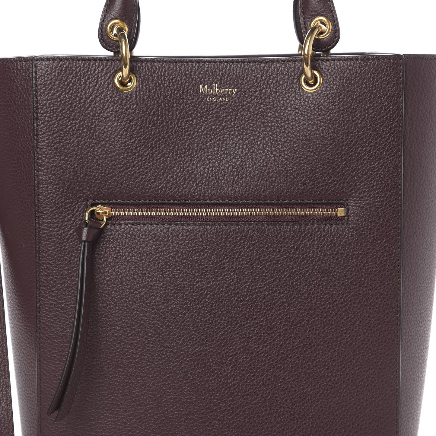 Classic Grain Maple Tote Oxblood