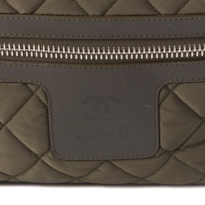 Chanel Nylon Quilted Large Coco Cocoon Tote Khaki 7 of 9