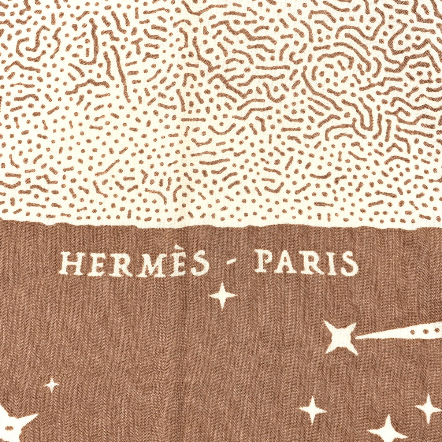 Silk Cashmere Clair De Lune Shawl 140 Camel White