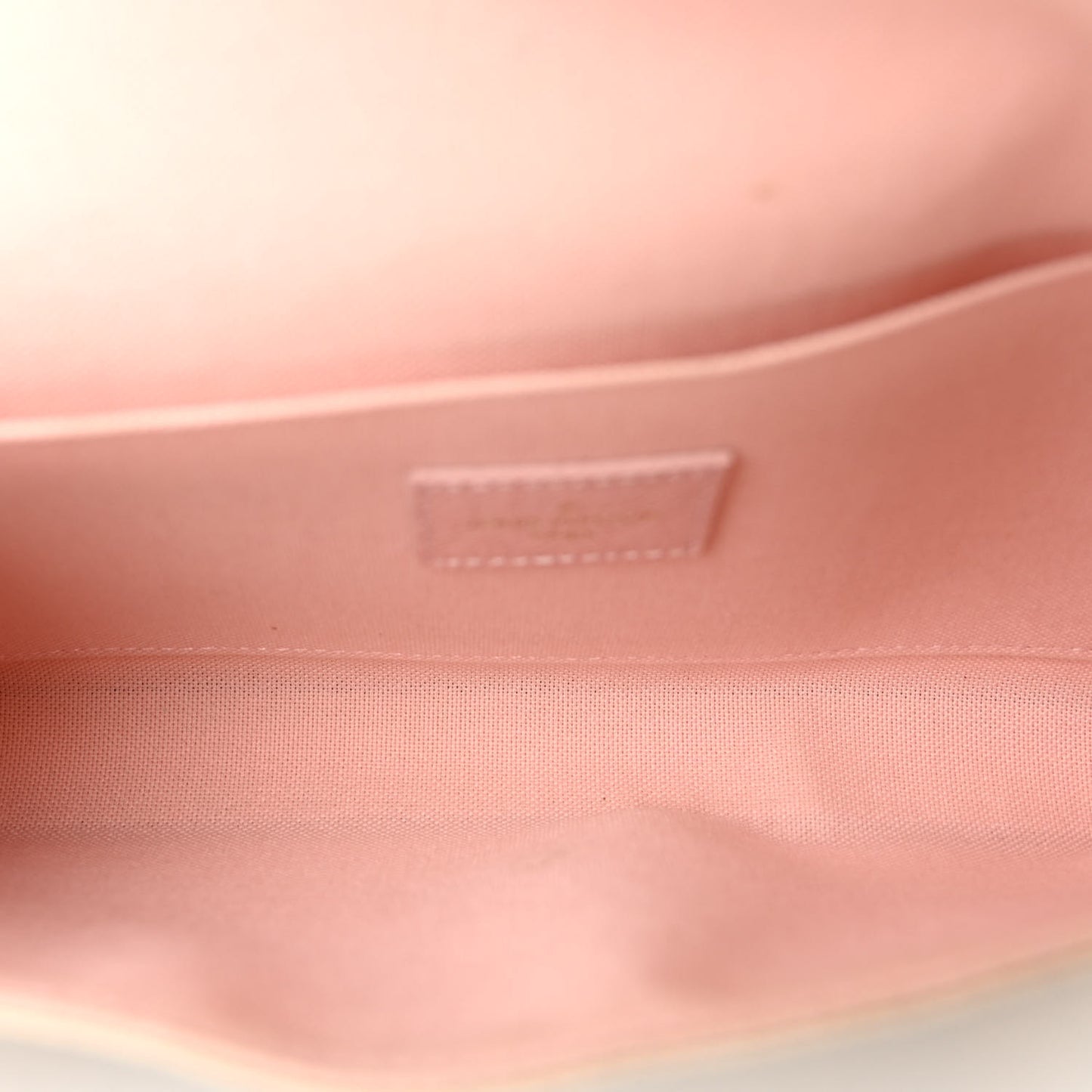 Damier Azur Pochette Felicie Chain Wallet Rose Ballerine