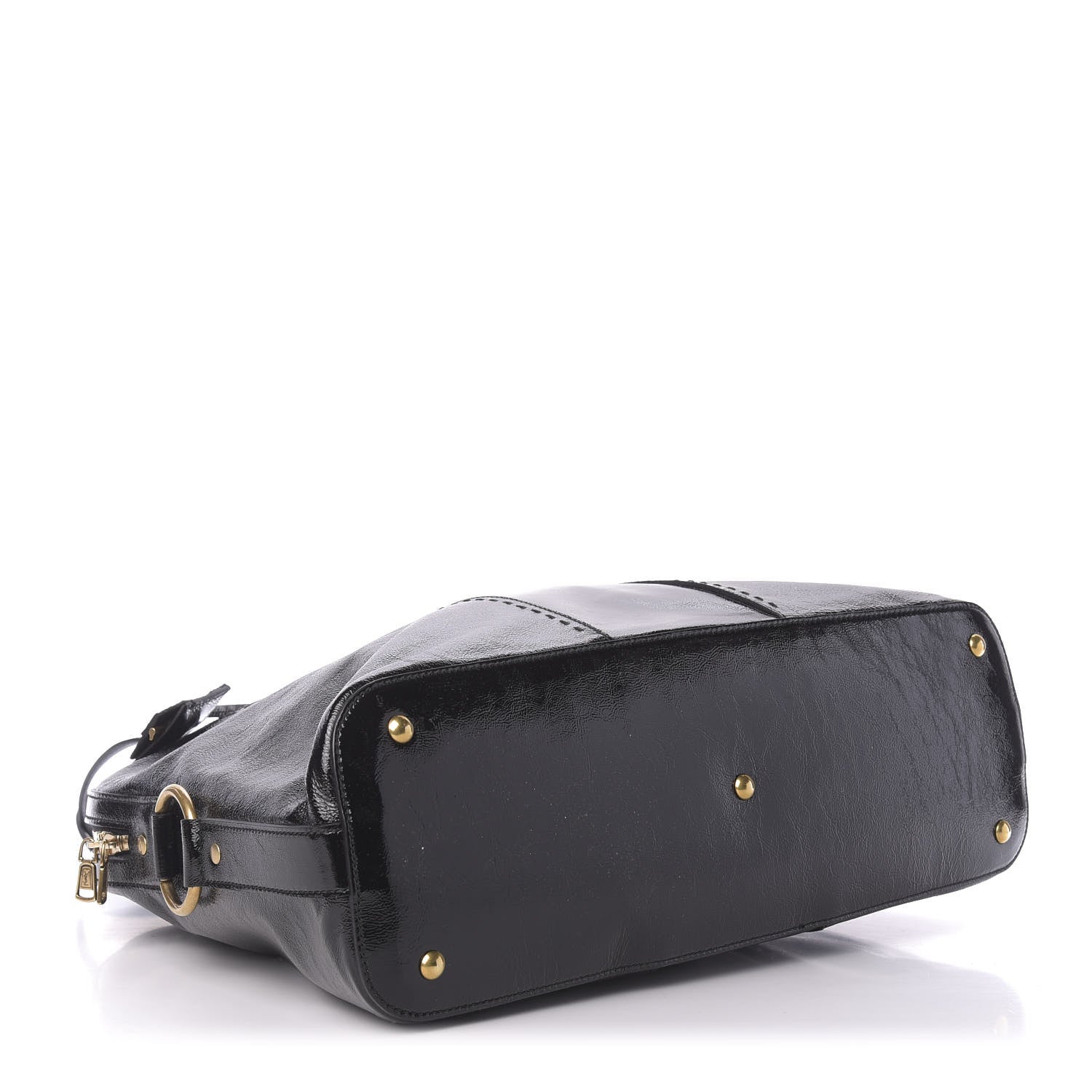 Saint Laurent Patent Oversized Muse Black 4 of 10