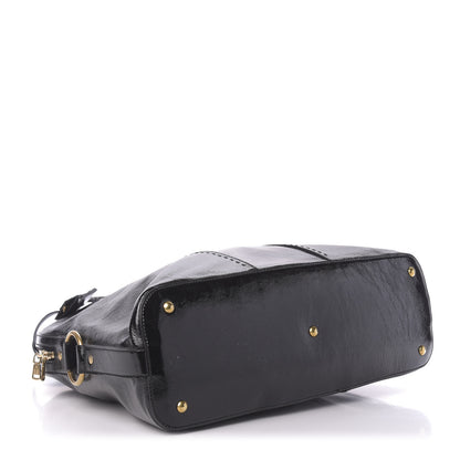 Saint Laurent Patent Oversized Muse Black 4 of 10