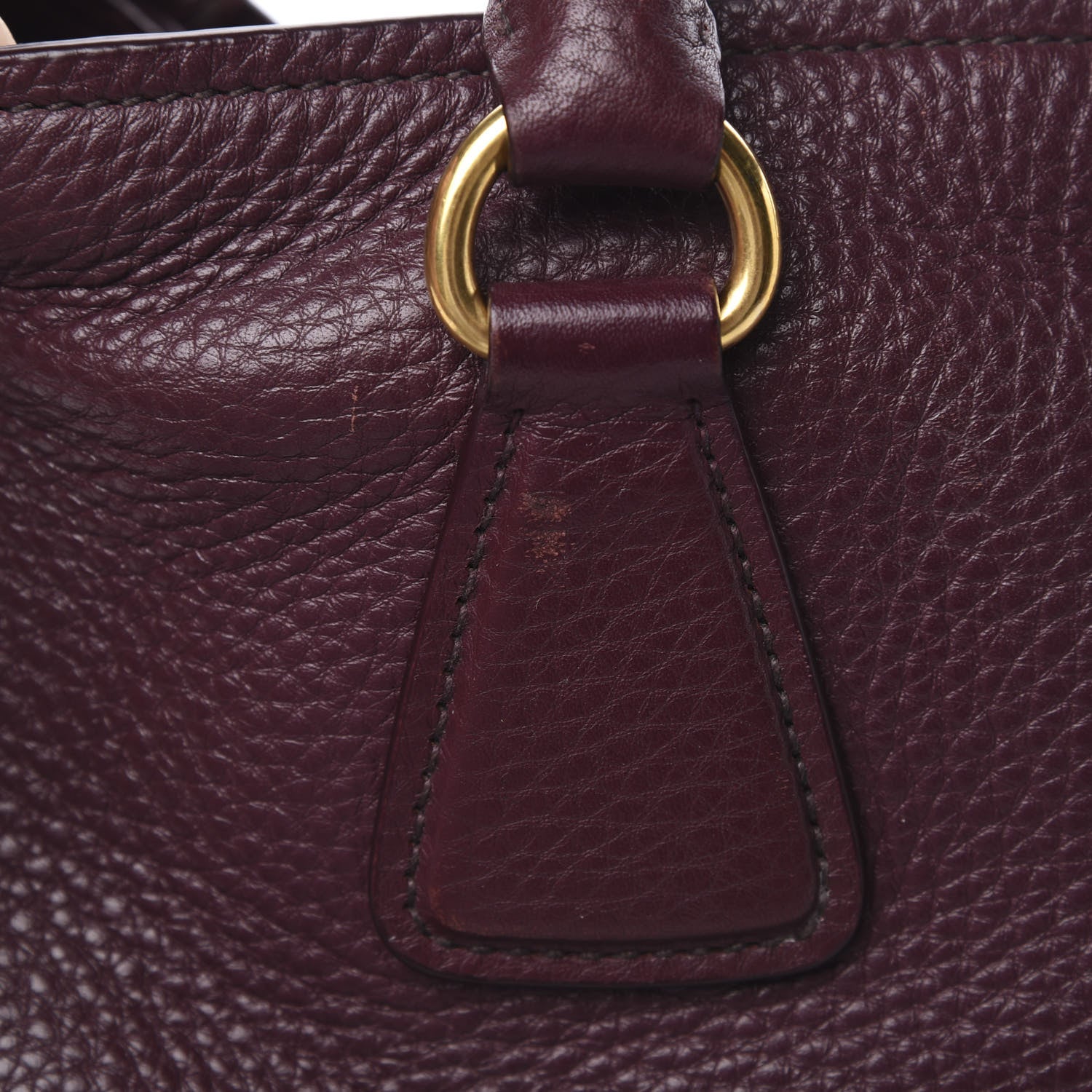 Prada Vitello Daino Tote Granato 15 of 15