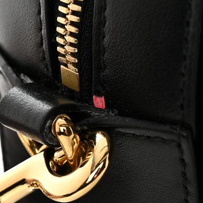 Gucci Calfskin GG Matelasse Shoulder Bag Black Natural 16 of 17