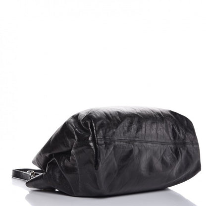 Lanvin Crinkled Lambskin Tote Black 4 of 9