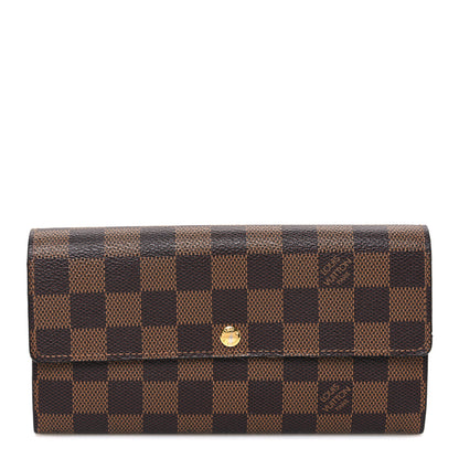 Louis Vuitton Damier Ebene Sarah Wallet 1 of 7