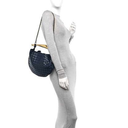 Bottega Veneta Nappa Intrecciato Sardine With Chain Bag Space 2 of 10